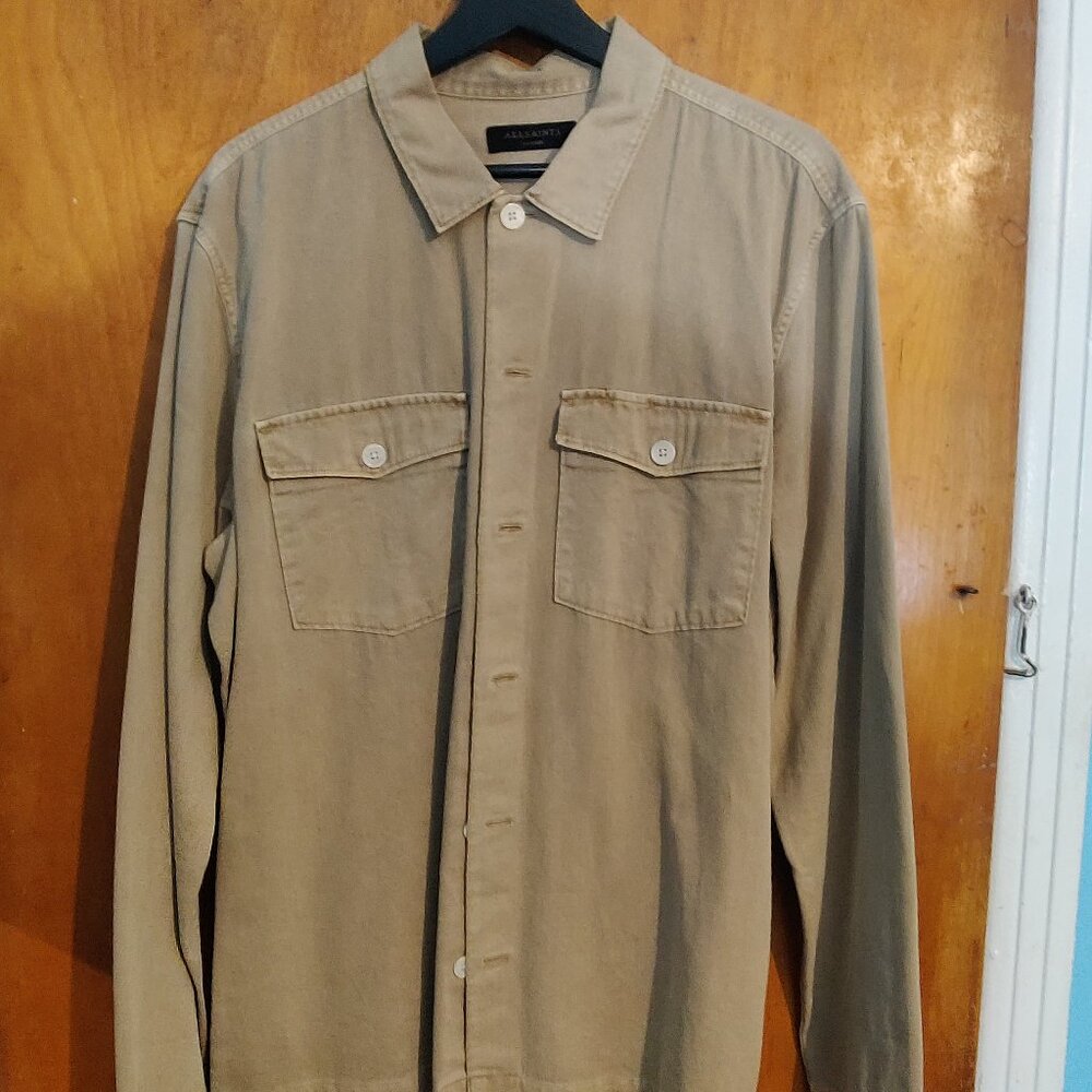 All Saints Spotter Shirt uniform brown XL